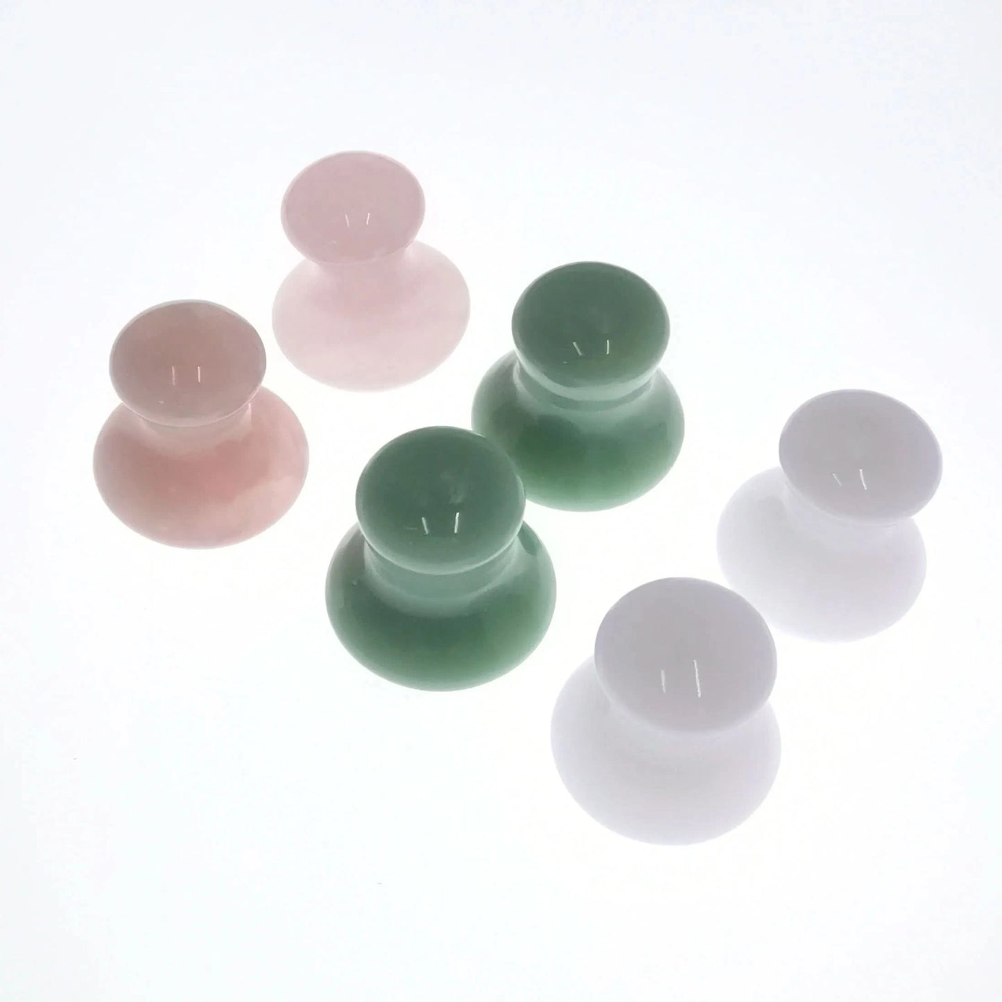 Natural Rose Quartz Jade Mushroom Facial Massage Stone Gouache Scraper Face Massager Gua Sha Board Skin Care Face Lifting Tool - M & M Global