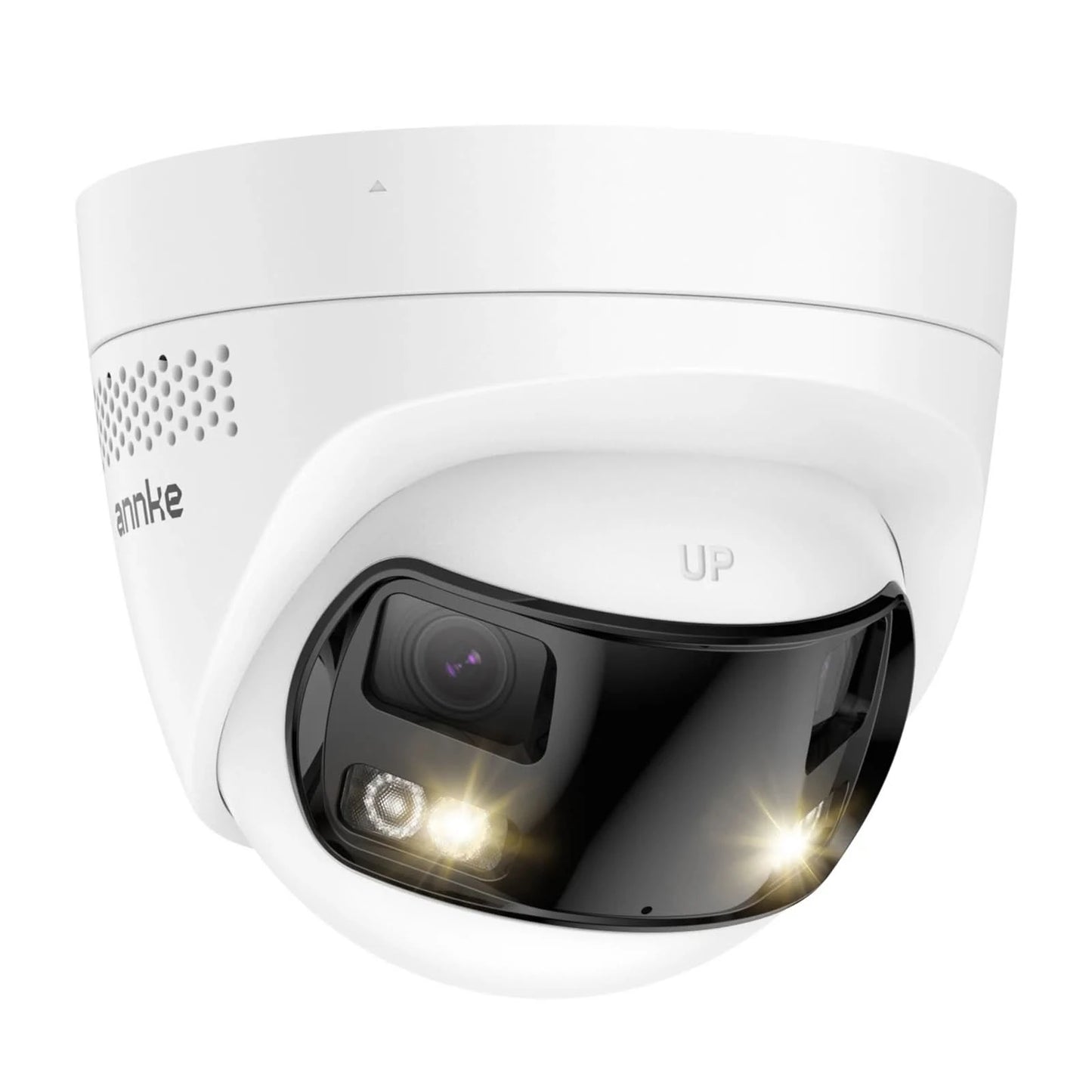 ANNKE 8MP Security Camera 180°Panoramic Dual Lens outdoor poe camera 4k AI Human Detect Two Way Audio Weatherproof 8MP IP Camera