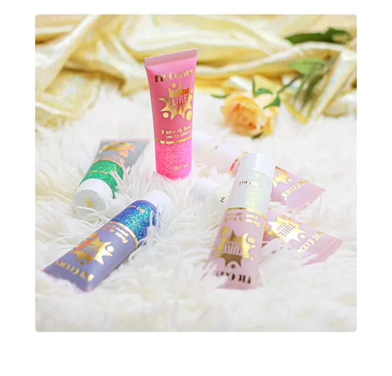Facial&body Chameleon High Gloss Glitter Powder Long Lasting Waterproof Stage Party Glitter Eyeshadow Hair Face Body Glitter Gel - M & M Global