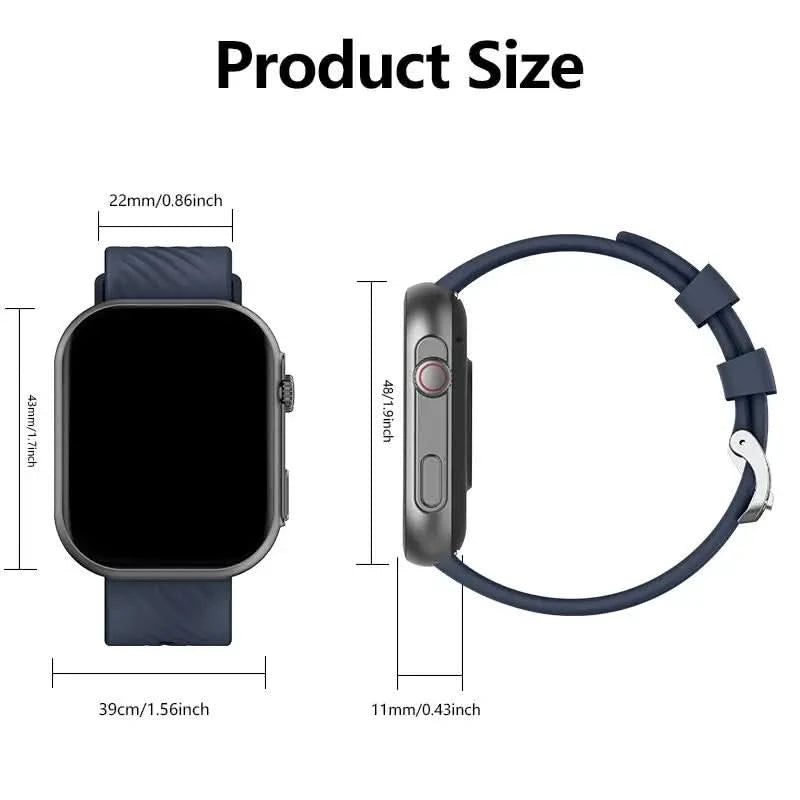 Smart Watch, Wireless Calling, Multiple Sports Modes, Sports Data Tracking,  Shutter Control, Suitable for Men and Women