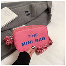 2025 New Small Square Bag Fashion Letter Pattern Chic Hobo Bag Trend PU Women Shoulder Bag Adjustable Strap Satchel Designer Bag - M & M Global