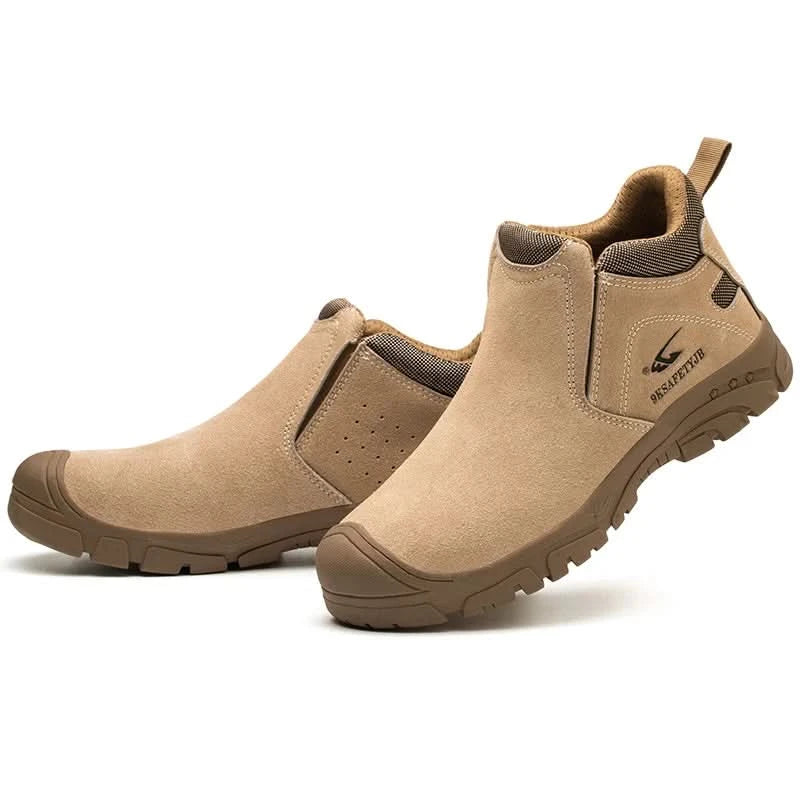 Composite Toe Safety Shoes Metatarsal Protection Anti-Puncture Work Boots Slip-Resistant Sole Anti-Hot Welders Protective Shoes