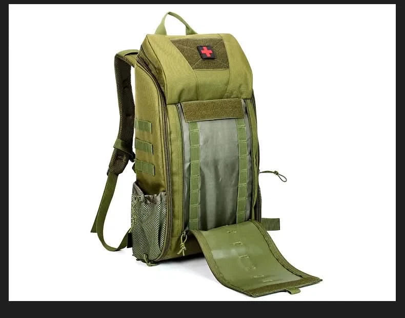 Tactical Outdoor Medical Backpack Large Capacity Camping Mountaineering Backpack Emergency Bag Multi-functional Storage Bag - M & M Global