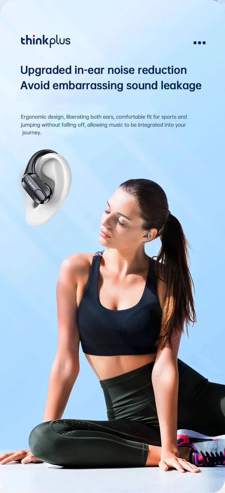 Original Lenovo XT80 Sports Wireless Earphones with Mics, LED Power Display,Hifi Stereo Sound Bluetooth 5.3 TWS HeadphHeadphones - M & M Global