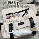 Harajuku Versatile Messenger Bag, Retro Street Crossbody Bag, Student School Canvas Bag,Casual Large Capacity Shoulder Bag - M & M Global
