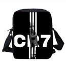 pcs set Football CR7 Star Child School Backpack with Lunch Bags Pencil Bags School Bags for R-Ronaldos Boys Girls Best Gift - M & M Global
