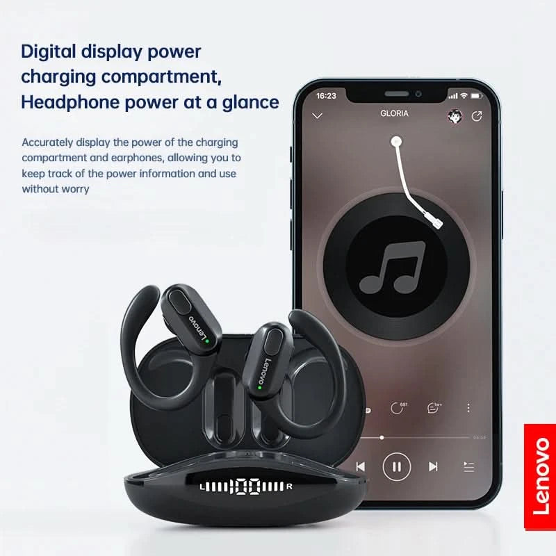 Original Lenovo XT80 Sports Wireless Earphones with Mics, LED Power Display,Hifi Stereo Sound Bluetooth 5.3 TWS HeadphHeadphones - M & M Global