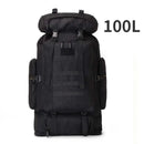 80L/100L Mountaineering Bag Climb Bag Tactical Backpacks Large Backpack Outdoors Hiking Camping Travel Bags - M & M Global