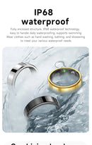 R10 Smart Ring with Charging Case for Men Women, Health and Sleep Monitor, 5ATM Waterproof, Multi-sport Mode, Smartring 2026 New