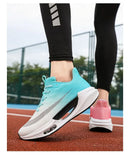 Men Running Sneaker Air Cushion Marathon Running Shoes Breathable Runner Trainers Women Platform Sports Shoes Speciality Sneaker - M & M Global