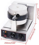 Burger Waffle Maker,110V Panini Press Machine,Time & Temp Control Burger Waffle Machine for Breakfast,Home Use Burger Making Mac - M & M Global