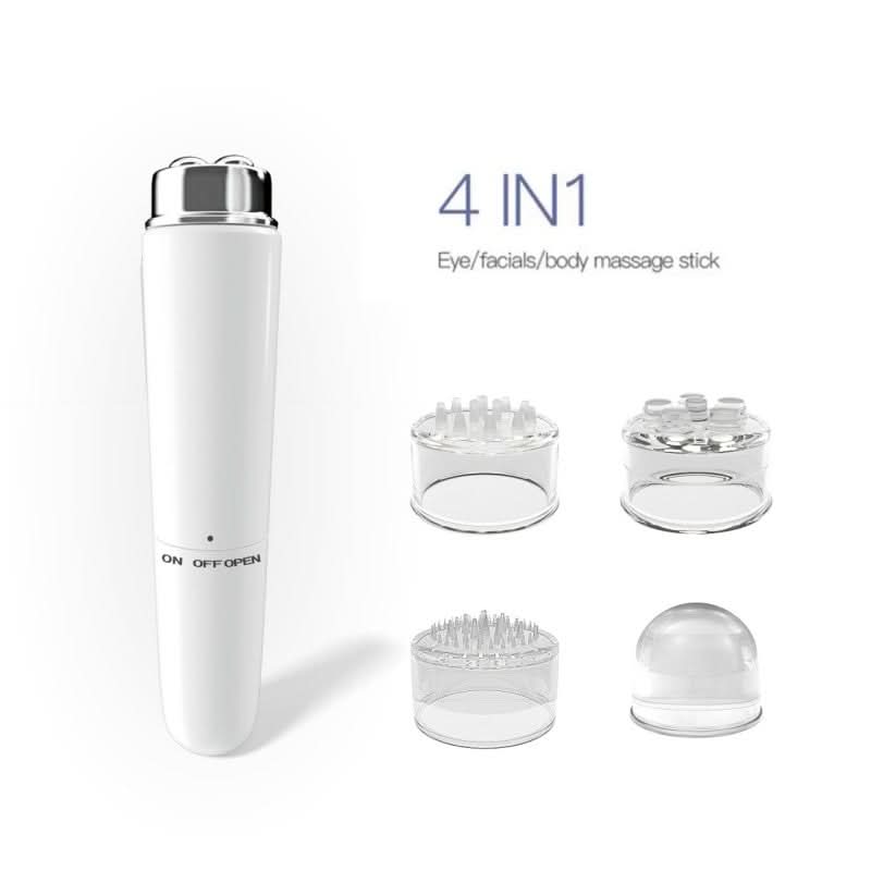 New Mini Eye Massager Electric Vibration Beauty Instrument Magnetic Therapy Portable V Face Massage Stick - M & M Global