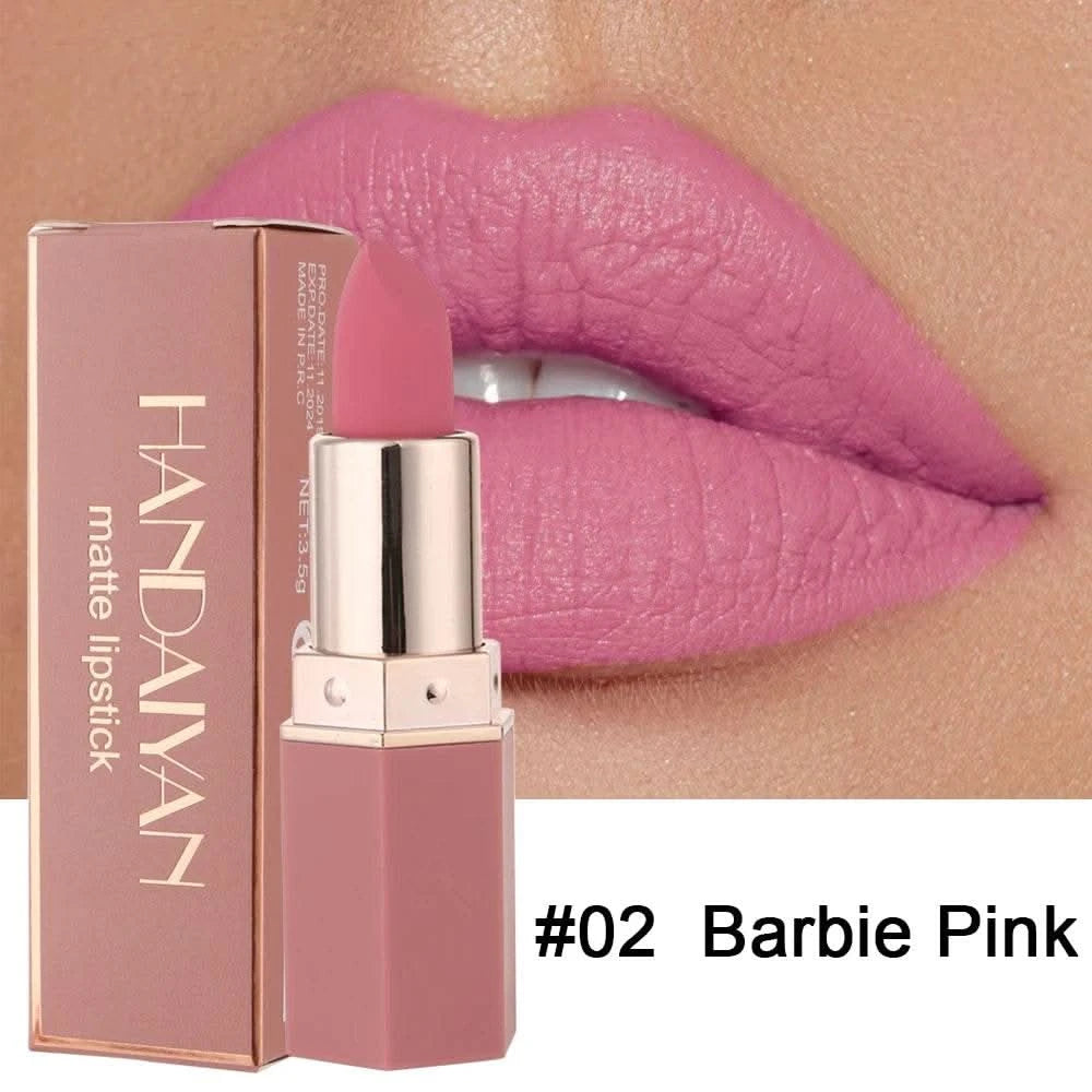 6-Color Matte Lipstick , Non-Fading, Non-Stick Cup Long-Lasting Velvet Finish, Smooth Matte Lip Color Waterproof Smudge-proof - M & M Global