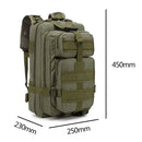 1000D 30L Tactical Assault Backpack Waterproof Bug Outdoors Bag Large For Outdoor Hiking Camping Hunting Rucksacks - M & M Global