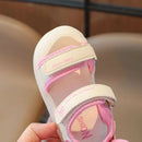 Children's Sandals 2-12 Years Old Cartoon Greenish Pink Soft Boys Girls Beach Shoes Casual Non-slip Kids Baby Sports Sandals - M & M Global