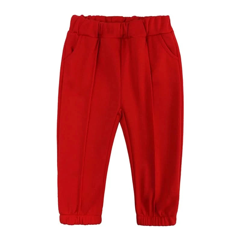 Fashion Kids Little Girls Clothing 2 Pieces Sets Cotton Solid Casual T-shirt+Elastic Waist Pants Young Children Outfits 1-6Y - M & M Global
