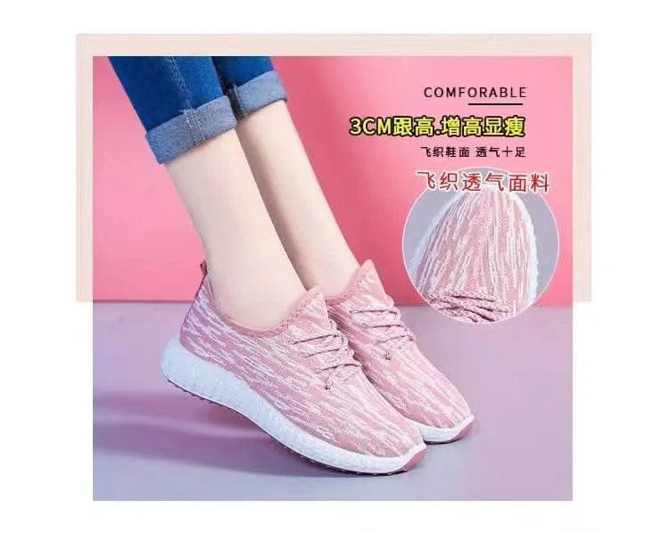 2025/Hot selling sports shoes women's Korean version fashion casual hot selling coconut shoes soft sole breathable running shoes - M & M Global
