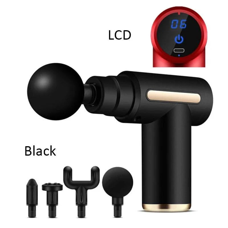 32/6 Speed Electric Massage Gun Slimming Body Neck Back Foot Leg Shoulder Massager Muscle Fascia Gun fitness Percussion Massager - M & M Global