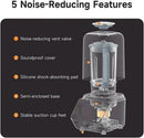Soymilk Maker Machine with Soundproof Shield, Hot and Cold Blender for Soymilk, Juice, Milkshake and Soup, Low Noise Cooking Ble - M & M Global
