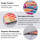 3-Piece King Comforter Set, Gray Rainbow Floral Pattern, Lightweight Microfiber, Reversible Design, Hotel Luxury Bedding, Machin