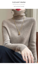 Autumn And Winter Knitted Pullover High-Neck Sweater, High-Elasticity, Fashionable And Comfortable Long-Sleeved Women's TopRY128