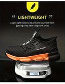 Anti-smash, anti-puncture, breathable, fashionable and comfortable safety shoes