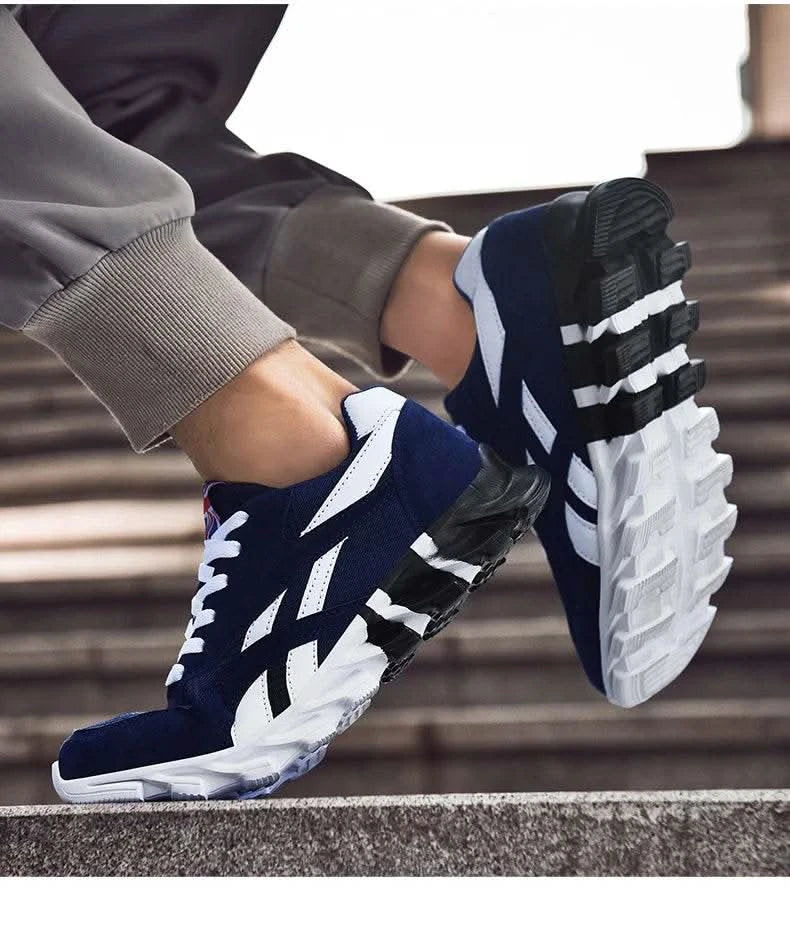 Brand Trend Size 46 47 48 Men's Wear-resistant Cushioning Thick-soled Fitness Sneakers Outdoor Breathable Running Shoes for Men - M & M Global