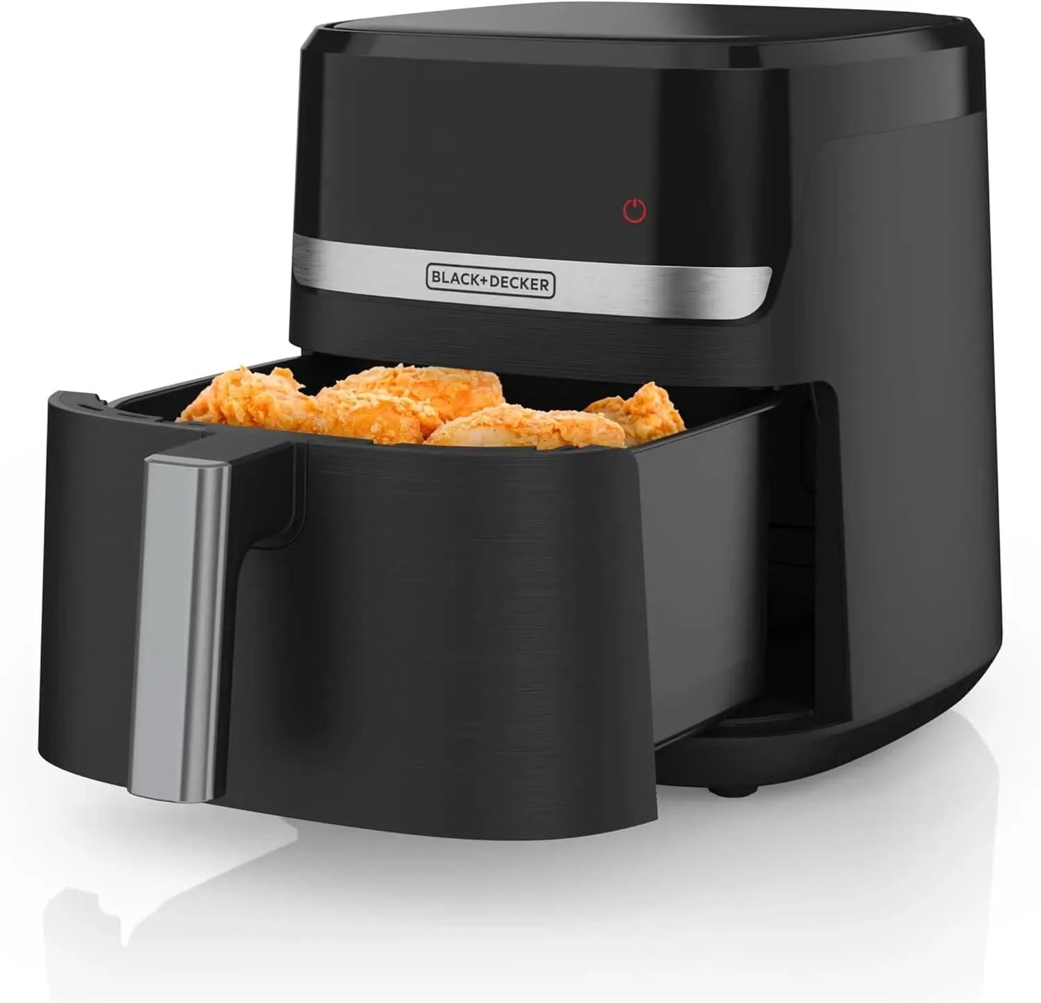 Purifry 4QT Air Fryer, Crispy Deep Fried Taste without the Fat, Plus Bake, Dehydrate, and Keep Food Warm, Digital Touchscreen an - M & M Global
