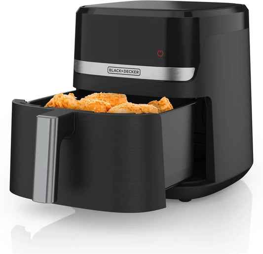 Purifry 4QT Air Fryer, Crispy Deep Fried Taste without the Fat, Plus Bake, Dehydrate, and Keep Food Warm, Digital Touchscreen an - M & M Global