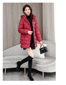 2024 New Winter Hooded Jacket Women Korean Parkas Loose Down Cotton Coats Overcoat Female Casual Thick Warm Windproof Outerwear
