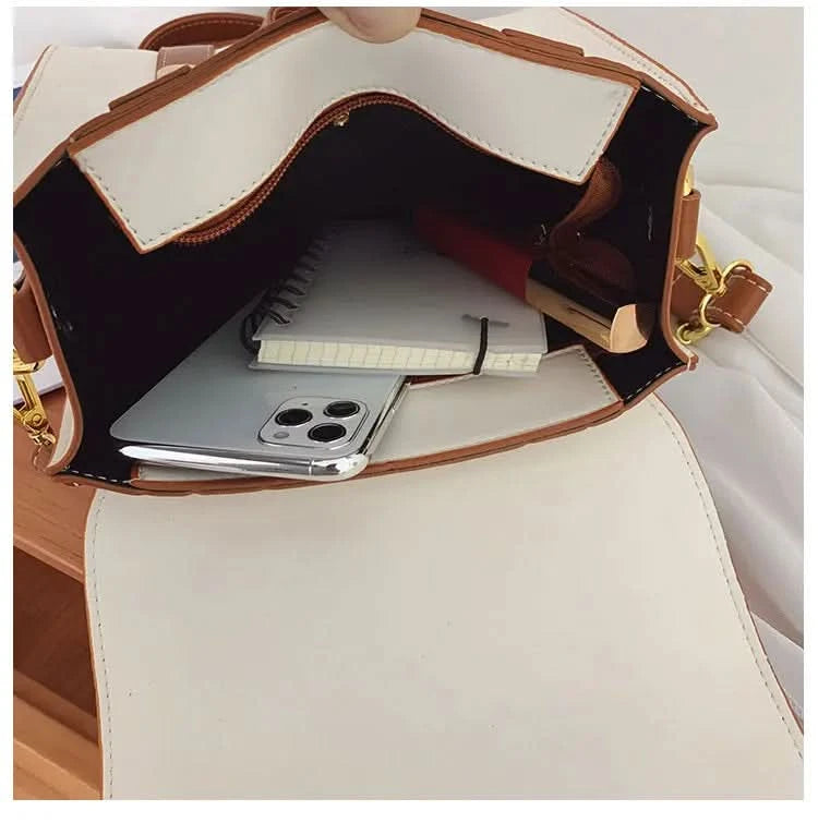 Vintage women messenger bags pu leather female shoulder bag small ladies Totes 2024 new Multifunction schoolbag bagpack handbag - M & M Global