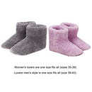 Electric Heater Shoes Men Women Winter Warm Snow Boots Foot Warmer Plush Heating Rechargeable Slippers Electric Heated Slippers