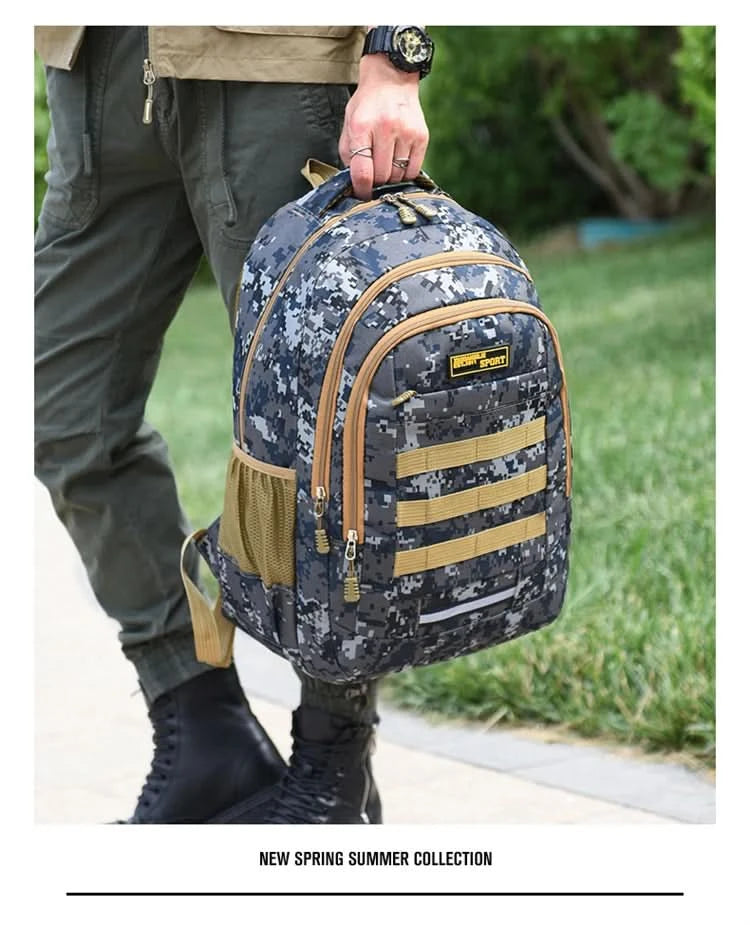 High Quality Large Capacity Outdoor Tactical Backpacks Waterproof Multi Functional hiking bag Outdoor Trekking  Camping Backpack - M & M Global