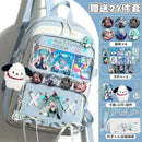 Miku Future School Backpack for Girls 2025 New Fashion Print Youth Pain Bag Large Capacity Backpack for School - M & M Global
