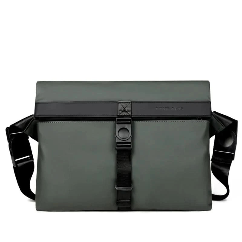 Retro business crossbody bag, large capacity, men's briefcase, shoulder bag, travel backpack - M & M Global