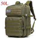 25L/50L Tactical Backpack Molle Bag Outdoor Bags Backpack for Hiking Camping Trekking Hunting Fishing GYM Bags Backpacks - M & M Global
