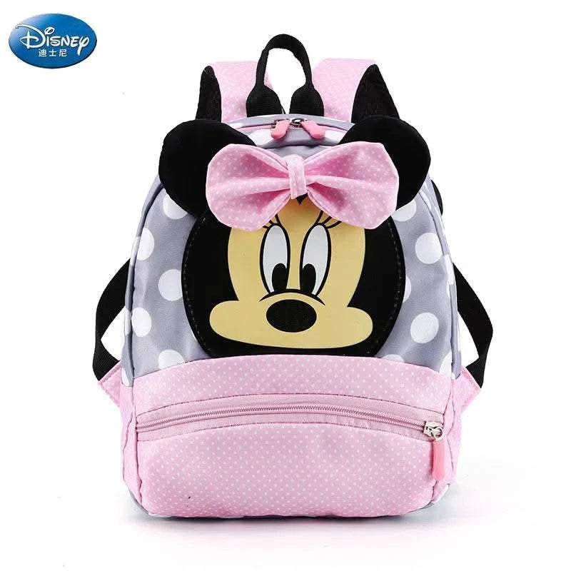 Disney Cartoon Backpack For Baby Boys Girls Minnie Mickey Mouse Children Lovely Schoolbag Kindergarten Schoolbag Kids Gift - M & M Global