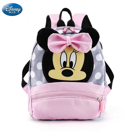 Disney Cartoon Backpack For Baby Boys Girls Minnie Mickey Mouse Children Lovely Schoolbag Kindergarten Schoolbag Kids Gift - M & M Global