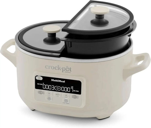 MultiMeal Multicooker and Programmable Slow Cooker with Bake Function, Oat Milk - M & M Global