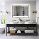 JHK 36"x 24"LED Bathroom Vanity Mirror for Wall Memory Function Tempered Glass with Front Light and Backlit For Living Room