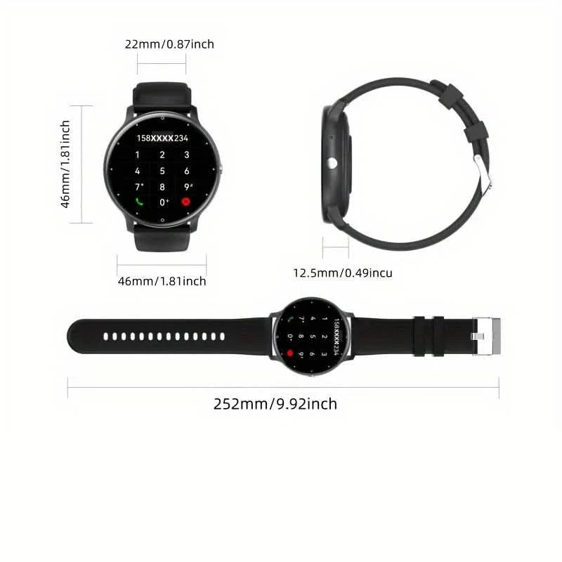 Smartwatch, Multi-sport Mode, Wireless Calling/dialing, Multiple APP Alerts, Sleep Monitoring, Compatible with IPhone/Andriod