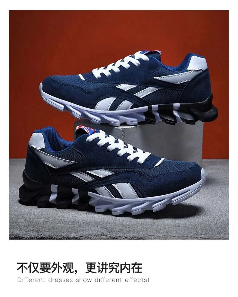 Brand Trend Size 46 47 48 Men's Wear-resistant Cushioning Thick-soled Fitness Sneakers Outdoor Breathable Running Shoes for Men - M & M Global