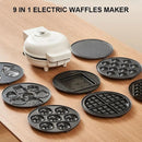 9 In 1 Beach Breakfast Sandwich Maker, Steel Nonstick Panini Press Sandwich Maker with automatic temperature control, 0-15min Au - M & M Global