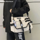 Unisex Nylon Fabric Messenger Bags Multi Pockets Large Capacity Shoulder Shopper Tote Bag Student School Satchels Female Handbag - M & M Global