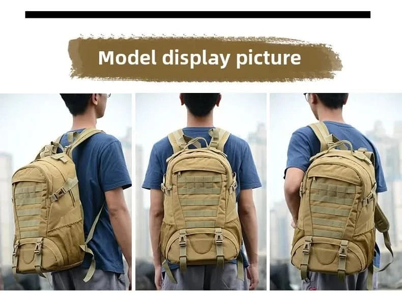 Outdoor Tactical Sports Climbing Backpack Professional Cycling Hiking Traveling Durable Double Shoulder Bag Outdoor Gear - M & M Global