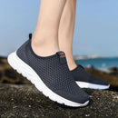 YRZL Men's Sneakers Breathable Mesh Men Casual Shoes Outdoor Non-Slip Big Size Loafers Walking Lightweight Male Tennis shoes - M & M Global