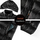 Men Autumn Winter New Thick Warm Hooded Parkas Jackets Coat Men Outwear Casual Windproof Waterproof Detachable Hat Parkas Men