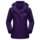 TACVASEN 3 in 1 Winter Fleece Jacket Womens Waterproof Ski Snowboard Jackets Work Rain Coat Outdoor Windbreaker Female Parka