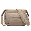 High Quality A4 Men Women Shoulder Messenger Bag Cross Body Large Capacity Purse Waterproof Lightweight Blue Purple Red M1304 - M & M Global