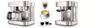 Combination Stainless Steel Espresso + Coffee Maker, 10 cups - M & M Global